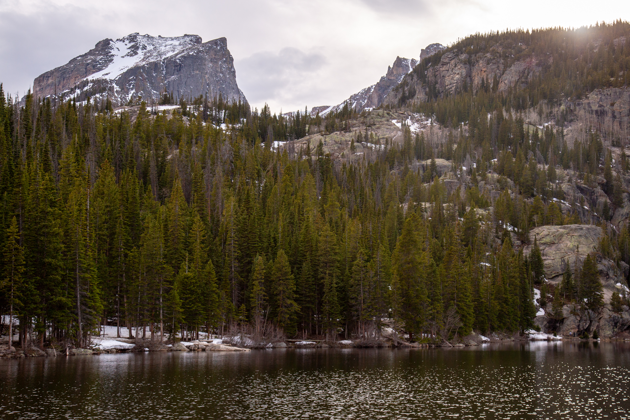 Hallett Peak, seen from Bear Lake